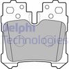 Комплект гальмівних колодок, дискове гальмо DELPHI LP2214 (24244, D1283-8399)