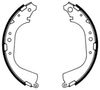 Комплект гальмівних колодок ABE C02039ABE