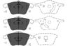 Комплект гальмівних колодок, дискове гальмо KAVO PARTS KBP-4569