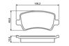 Bosch Brake Pad Set, disc brake 0 986 494 248
