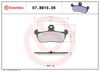 BREMBO Brake Pad Set, disc brake 07BB1606
