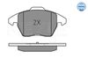 Meyle Brake Pad Set, disc brake 025 235 8720/W