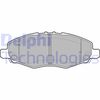 Комплект тормозных колодок, дисковый тормоз DELPHI LP2059