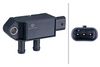 HELLA Sensor, exhaust pressure 6PP 358 392-161