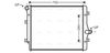 Радиатор, охлаждение двигателя AVA QUALITY COOLING VN2208