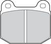 комплект спирачно феродо, дискови спирачки