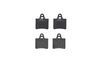 BREMBO Brake Pad Set, disc brake P 61 062