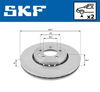 SKF Brake Disc VKBD 80349 V2