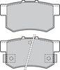комплект спирачно феродо, дискови спирачки