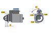 BOSCH Getriebestarter 24 V / 4,0 kW - 0986021000
