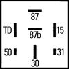 Relé, palivové čerpadlo 4RP 008 189-111