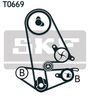 SKF Water Pump & Timing Belt Set VKMC 93600