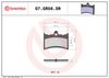 BREMBO Brake Pad Set, disc brake 07GR56SR