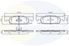 комплект спирачно феродо, дискови спирачки