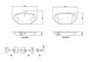 BREMBO Brake Pad Set, disc brake P 50 162