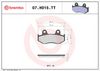 BREMBO Brake Pad Set, disc brake 07HO15TT