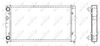Радиатор, охлаждение двигателя NRF 519501