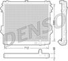 Радиатор, охлаждение двигателя DENSO DRM50074