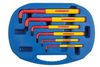 Laser Tools Extra Long Insulated Hex Key Set 6pc