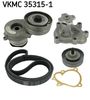 Vodní pumpa + klínový žebrový řemen VKMC 35315-1
