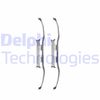 Комплектуючі, колодки дискового гальма DELPHI LX0309