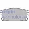 Комплект гальмівних колодок, дискове гальмо DELPHI LP1930