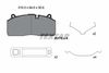 Sada brzdových destiček, kotoučová brzda 2917501