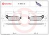 BREMBO Brake Pad Set, disc brake 07BB0495