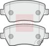 APEC Brake Pad Set, disc brake PAD1664