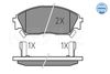 Meyle Brake Pad Set, disc brake 025 213 2215/W