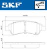 Sada brzdových destiček, kotoučová brzda VKBP 80648