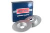 Borg & Beck brake disc pair - BBD5442