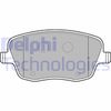 Комплект гальмівних колодок, дискове гальмо DELPHI LP1728 (23581, D1437-8555)
