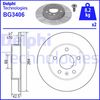 Тормозной диск DELPHI BG3406