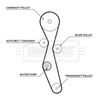BORG & BECK Water Pump & Timing Belt Kit BTW1013