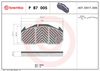 BREMBO Brake Pad Set, disc brake P B7 005
