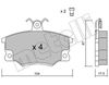 Комплект тормозных колодок, дисковый тормоз METELLI 22-0030-1 (21135, D2331, 20838, 20833, 20834, 21136, 21134)