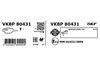 SKF Brake Pad Set, disc brake VKBP 80431