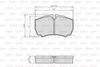 Valeo 872123 Brake Pad Set, disc brake