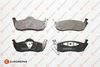 Комплект тормозных колодок, дисковый тормоз EUROREPAR 1681164480