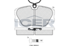 Комплект тормозных колодок, дисковый тормоз ICER 180510-700 (20940, 20941, 21028, 21029, D423-7311)