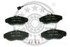 Комплект тормозных колодок, дисковый тормоз OPTIMAL BP-10490 (21797, 23602)
