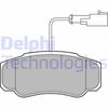 Комплект тормозных колодок, дисковый тормоз DELPHI LP2054 (23921, 24589, D1582-8794)