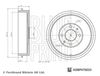 Гальмівний барабан BLUE PRINT ADBP470033