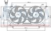 Nissens 85321 Fan, radiator