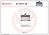 BREMBO Brake Pad Set, disc brake 07GR1705