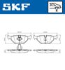 SKF Brake Pad Set, disc brake VKBP 90561