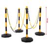 KS Tools Absperrpfosten-Satz mit Kette - 117.1550