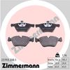 Комплект гальмівних колодок, дискове гальмо ZIMMERMANN 23793.200.1 (23793, D1061-7967, 23794)