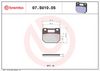 BREMBO Brake Pad Set, disc brake 07SU1005